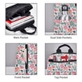 thumbnail image 3 of Yiaed Flower Leaves Print Lightweight Backpack Travel Backpacks Hiking Daypack for Women Men, 3 of 5