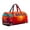 A, variant on Hippie Van Quilted Duffle Bag Boho Quilted Weekender Bag Large with Strap Retro Style Lightweight Short-haul Handbag With Embroidery Multi-functional Sports Fitness Bag