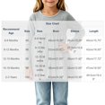 thumbnail image 4 of Lutiedan Toddler Girls Long Sleeve Tulle Peplum Tops Crew Neck Mesh Tutu Hem Shirts Casual Princess Flowy Shirts 0-3,Gray, 4 of 5