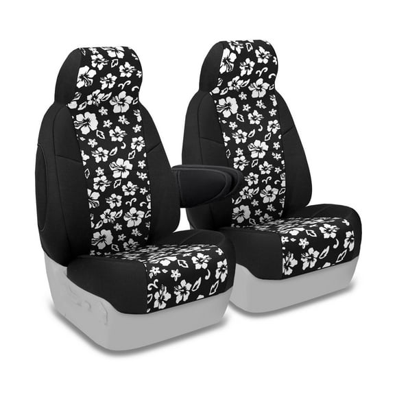 Coverking Front 50/50 Bucket Seat Cover Neoprene Fits GMC Trucks CSCF9GM7078