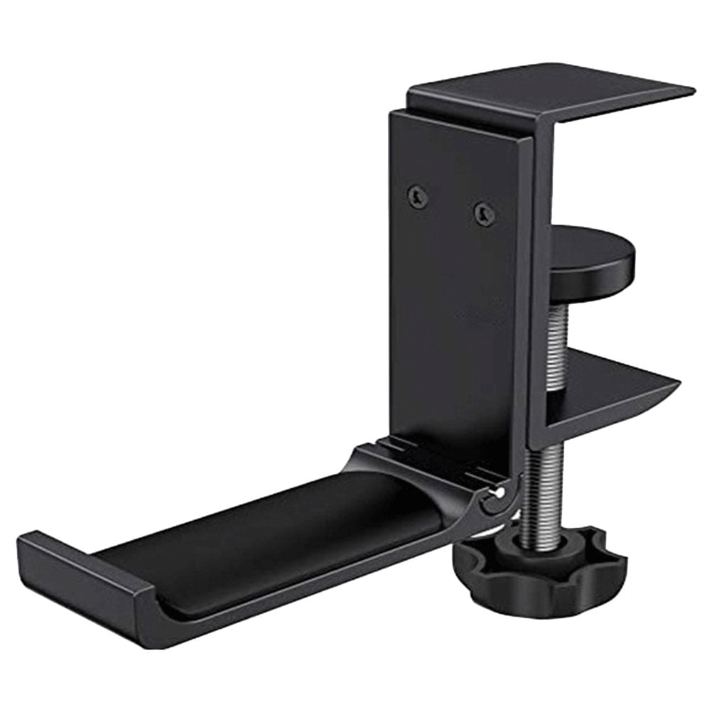 Headphone Stand Adjustable Folding Under Desk Headset Holder Desk Side