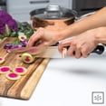 thumbnail image 2 of Styled Settings Copper Stainless Steel Knife Set with Sharpener Block, 2 of 9
