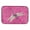 Pink, variant on Dragonfly on Purple Dish Drying Mat