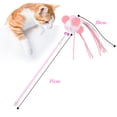 thumbnail image 3 of Cat Teaser Wand Creative Plush Tassel Bell Cat Teaser Toy Cat Interactive Toy, 3 of 10