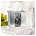 thumbnail image 2 of Sinatra Tissue Box Cover Square Tissue Holder for Bathroom Bedroom Living Room, Silver, 2 of 6
