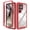 Red, variant on ELEHOLD Full Body Case for Samsung Galaxy S26 Ultra, 360 Full Coverage Transparent Phone Case, Two-Layer Design,Purple