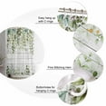 thumbnail image 6 of Shower Curtain Green Eucalyptus Leaves Watercolor Waterproof Shower Curtain Set with Hooks for Bathroom Showers,Stalls and Bathtubs,54x78InFarm Vintage Wood Board, 6 of 9