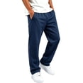thumbnail image 2 of Rvasteizo Boys Fall Winter Sweatpants School Uniform Strentch Straight Leg Elastic Waist Outdoor Casual Trousers 9 Years, 2 of 5
