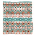 thumbnail image 5 of Traditional Southwestern Couch Blanket Style Patterned Throw - Sherpa-Lined Warm Cozy & Lightweight 50 x60 Blanket Perfect Bed Throw Blanket for Camping Couch Bed, 5 of 5