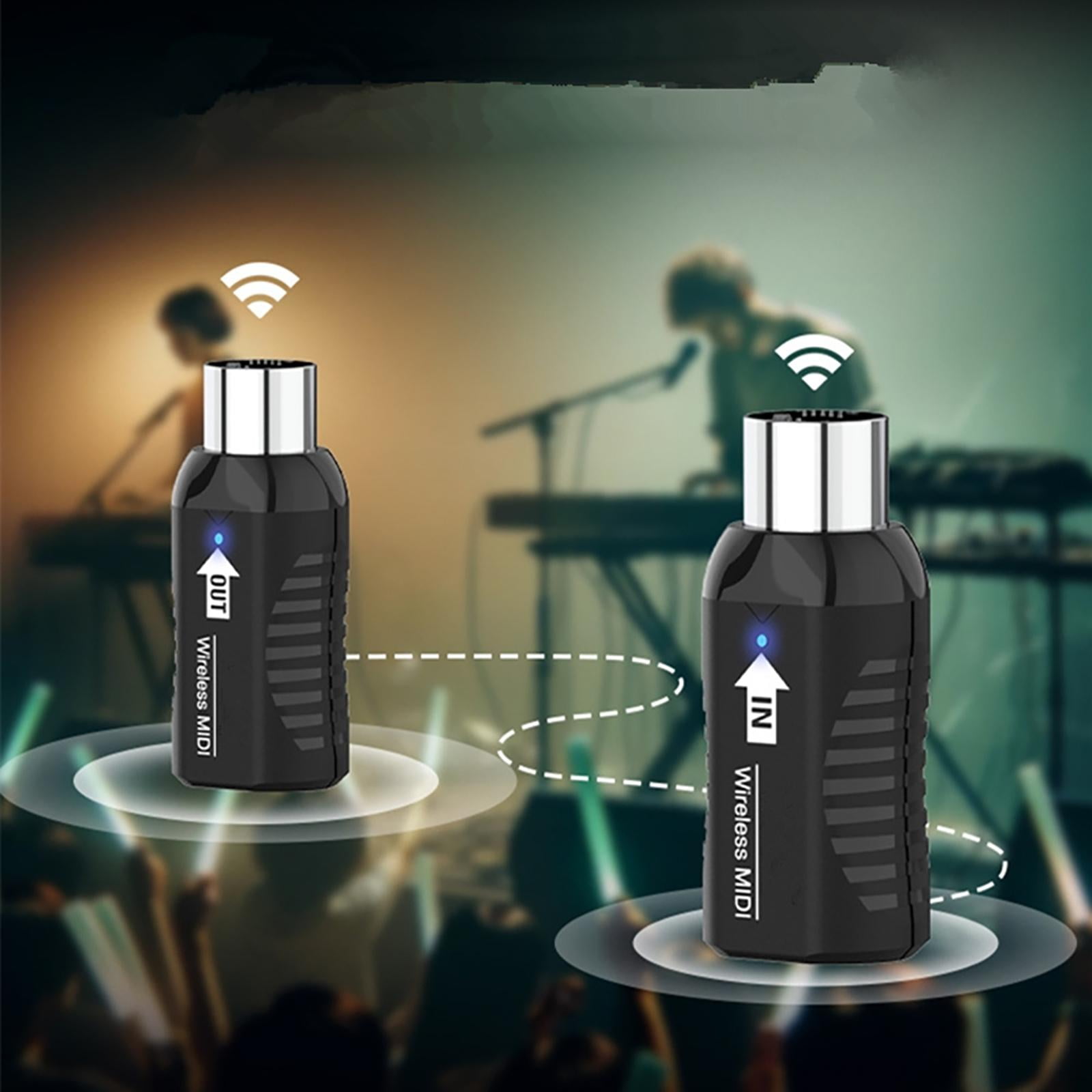 GUYUTING Perform Freely with Wireless Midi Transceiver for Keyboards Latency <5ms, Effective Range ≤10m