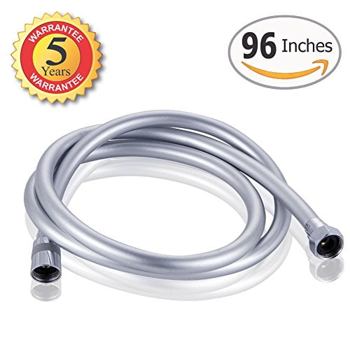 STAINLESS STEEL HANDHELD SHOWER HOSE 96" 96 INCHES 8 FT 