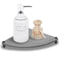 thumbnail image 2 of Instant Dry Kitchen Sink Organizer Diatomite Stone Tray Absorbent Mat for Soap Holder Sponge and Toothbrush Cup Coasters, 2 of 5