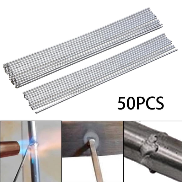 Varillas de soldadura de aluminio, alambre de soldadura, reparación de aluminio de baja temperatura, 50 Uds. 20mm x 33cm