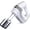 White, variant on 7-Speed Digital Hand Mixer with DC Motor, Slow Start, Snap-On Case, Soft-Scrape Beaters, Whisk, Dough Hooks, Matte Black