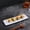 White, variant on Rectangle Serving Platters, 12inch Plastic Long Serving Tray, Red Serving Plates, for Dessert, Sushi, Fruit, Party, Side Dishes - Microwave, Oven, and Dishwasher Safe