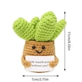 thumbnail image 4 of SIfdSeng Get it Fast Knitted Cute Funny and Interesting Wool Hand Knitted Positive Energy Doll Ornaments, 4 of 8