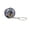 B, variant on Rotatable Car Wheel Keychain - Colorful Mini Wheel Hub Pendant with Key Ring, Pocket Size, Realistic Detail for Backpacks, Car Keys & Automotive Gift