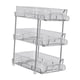 thumbnail image 4 of Estante de Almacenamiento para Baño, Organizador de Gabinete Extraíble, Estantes de Escritorio, Estante para Carrito de Ducha, Bandeja de Tocador para 3 Niveles 29x21.2x37cm Sunnimix Estante de baño, 4 of 7