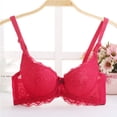 thumbnail image 2 of Womens Clearance asdoklhq Bras for Women Plus Size Clearance New Women Bra Underwire Brassiere Push Up Underwear Comfortable, 2 of 9