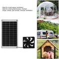 thumbnail image 4 of Extractor de aire solar ANGGREK ventilador de ventilación con panel solar IP67 a prueba de agua, 4 of 8