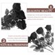 thumbnail image 3 of unbranded 4Ud Bouquet De Rosas Artificiales Negras De Alta Simulación Para En Y Oficina, 3 of 6