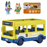 Bluey, Adventure Bus, Bus Vehicle Bluey and Bingo 2.5-3" Figures, 1 Accessory, Preschool, Ages 3+