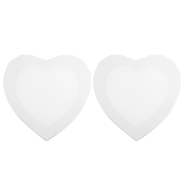 Shisuyan 2pcs Loving Heart Canvas Creative Funny Painting Drawing Board for Woman Man (Width 30cm)