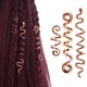 thumbnail image 5 of 28 piezas de cuentas para el cabello, bobinas en espiral, cuentas para rastas, anillos Bs, Clips, puños de Metal, joyería para el cabello, accesorios para envolver el cabello, pinzas para el cabello, 5 of 5