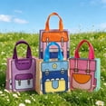 thumbnail image 3 of 12 Pack Back to School Gift Bags with Handles, 4 Designs Cute Backpack Shaped Non-woven Party Favor Goodie Bags for First Day of School, Classroom Rewards, Kids Birthday, 3 of 4