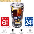 thumbnail image 3 of Friends 20 oz Stainless Steel Tumbler with Lids,Friends TV Show Merchandise,Friends TV Show Gifts,Friends Coffee Tumbler,Double Walled Insulated Travel Coffee Cup Keeps Drinks Cold & Hot（Black）, 3 of 6
