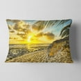 thumbnail image 2 of Designart 12" x 20" Gold Polyester Throw Pillow, 2 of 5