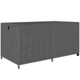 thumbnail image 1 of Outsunny 162 Gallon Rattan Deck Box with Wheels and Waterproof Liner, 1 of 10