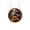 A004- Style D, variant on Hanging Halloween Decorations, Stained Glass Window Hanging, Halloween Window Decorations, Halloween Home Decor, 7.5 Inch Diameter 2D Acrylic Skull Jack-O-Lantern Hanging Ornament