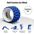 thumbnail image 3 of TRAKK Foam Roller Recovery Wheel for Full Body Pain Relief, Blue (Open Box), 3 of 6