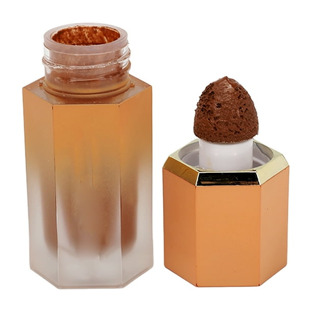 Bronceador Facial Líquido De Maquillaje, Bronceador Hidratante De Larga Duración, Aplicador De Cojín Líquido Para Contorno, Resistente Al Agua, Mezclable Para El Cuerpo