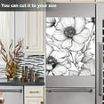 thumbnail image 6 of Flowers Elegant Dishwasher Magnetic Covers Magnet Sticker Kitchen Decor Dishwasher Refrigerator Front Door Covers Decorative Magnetic 23" x 26", 6 of 6