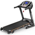 thumbnail image 1 of 3.25HP Foldable Treadmill with 15 levels Auto Incline /Low Noise Motorized , Famistar 9028S Treadmill Exercise walking Running Machine for home, w/ Heart Pulse System, Free Knee Strap Gift, 1 of 16