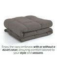thumbnail image 5 of Southshore Fine Living, Inc. Cal/King Comforter, Bedroom Decor, Apartment Essentials, Dark Taupe, 5 of 9