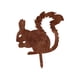 thumbnail image 5 of Squirrel Estaca de Jardín Escultura Animal Ornamento de Patio Metal Decorativo Realista de Pie Material de Hierro Adecuado para Jardín Césped Patio C, 5 of 9
