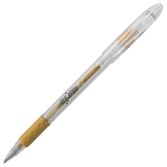 Pentel Sparkle Pop Met Gel Pen Bold Gold-Gold