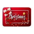 thumbnail image 2 of Tapis de Décorations de Noël Tapis de Noël Orignal Père Noël Tapis de Porte Antidérapant Tapis Intérieur/extérieur Tapis de Porte d'Entrée Tapis en Polyester, 2 of 5