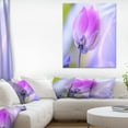 thumbnail image 1 of Large Single Lotus Flower - Floral Canvas Art Print, 1 of 3