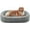Light Grey, variant on Orthopedic Dog Bed for Extra Large Dogs, Egg-Crate Memory Foam Pet Bed with Bolster Sides, Waterproof Lining, Removable Washable Cover & Non-Slip Bottom, Black