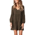 thumbnail image 1 of Amoretu - Vestido túnica de verano para mujer, cuello en V, informal, suelto, fluido, vestido de cambio Zhivalor WMZL-2054-19, 1 of 5