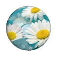thumbnail image 2 of Gaeub Daisy Flowers 14-17in Tire Cover, Spare Tire Cover, for Camper Caravan, Trailer, Car, Truck, SUV, Jeep - 16 inch, 2 of 9