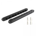 thumbnail image 1 of koolsoo 2-3 of pack 8 Pools Billiard Cue rack Mounted Cue Rest Pool Stick Holder Black 2 Pcs, 1 of 7