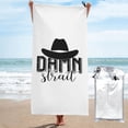 thumbnail image 1 of Toalla de playa con frase divertida de Damn Strait, regalo, toallas de baño de microfibra, manta de playa suave para desfiles, natación, yoga, mujeres y hombres, 1 of 4
