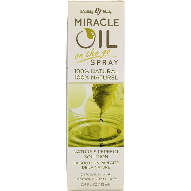Earthly Body Miracle Oil On The Go Oil Spray, 0.4 fl oz