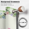 thumbnail image 2 of Outdoor Curtains for Patio Waterproof, Easter Outdoor Privacy Panels Grommet, Spring Gnomes Floral Bunny Eggs Green Lattice Blackout Outside Curtains for Porch/Cabana/Pergola/Gazebo 54"x84", 1 Panel, 2 of 8