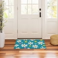 thumbnail image 3 of Yayeee Doormat for Indoor Entrance 32" x 20" Non Slippery Floor Rug, Small Daisy, 3 of 8
